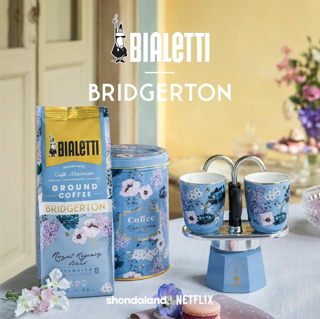 Bialetti Bridgerton Mini Express Set, 2 Keramikplatten, nicht induktionsgeeignet, Mini Express