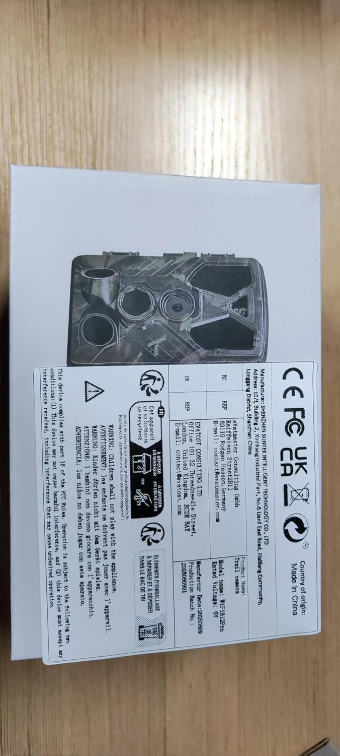 Wildkamera WLAN mit Handyübertragung APP, 4K Video Wildtierkamera, 36MP Full HD WLAN Wildkamera mit