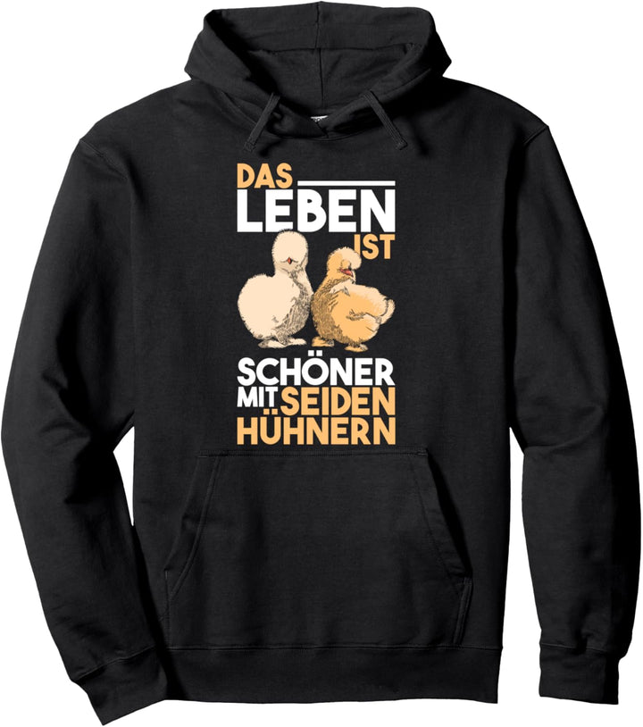 Seidenhuhn Geschenk Seidenhühner Silkie Huhn Spruch Hühner Pullover Hoodie