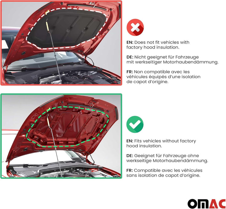Haubenbra Bonnet Bra Steinschlagschutzmaske kompatibel mit Opel Astra K 2015-2023 1x Halb Motorhaube