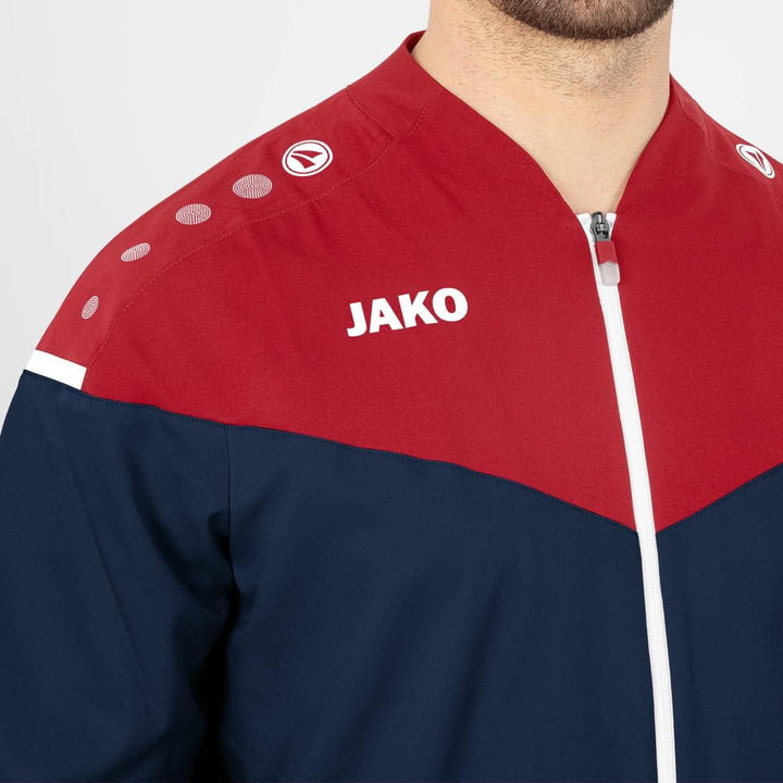 JAKO Herren Champ 2.0 Präsentationsjacke S Marine/Neongelb, S Marine/Neongelb