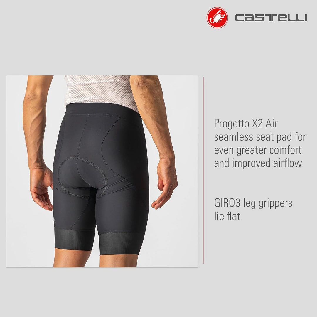 castelli Endurance 3 Fahrradshort Herren S Schwarz, S Schwarz
