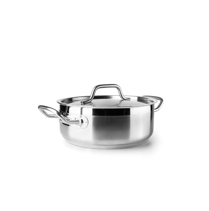 IBILI Kochtopf mit Deckel, Edelstahl, Ebbe, 22 cm, Edelstahl 18/10, induktionsgeeignet, 22 cm