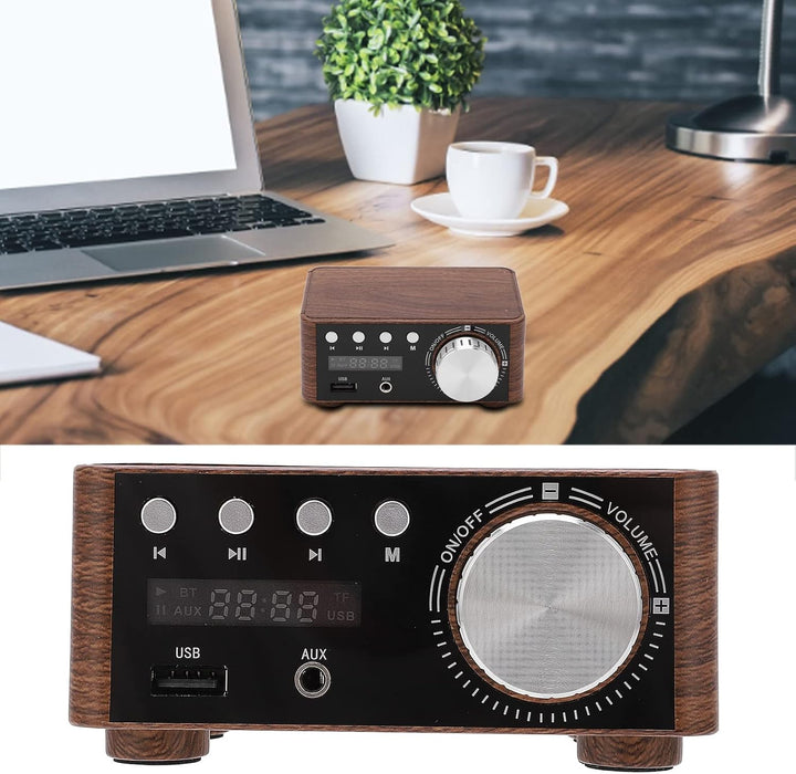Mini- 5.0-Leistungsverstärker, Verstärker 2 Kanal 50 W und mit USB-Eingang Mini-Verstärker Stereo Hi