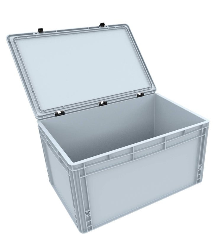 Auer Packaging DSEB305 Eurobehälter/Euro Box mit Scharnierdeckel ED 64/32 HG