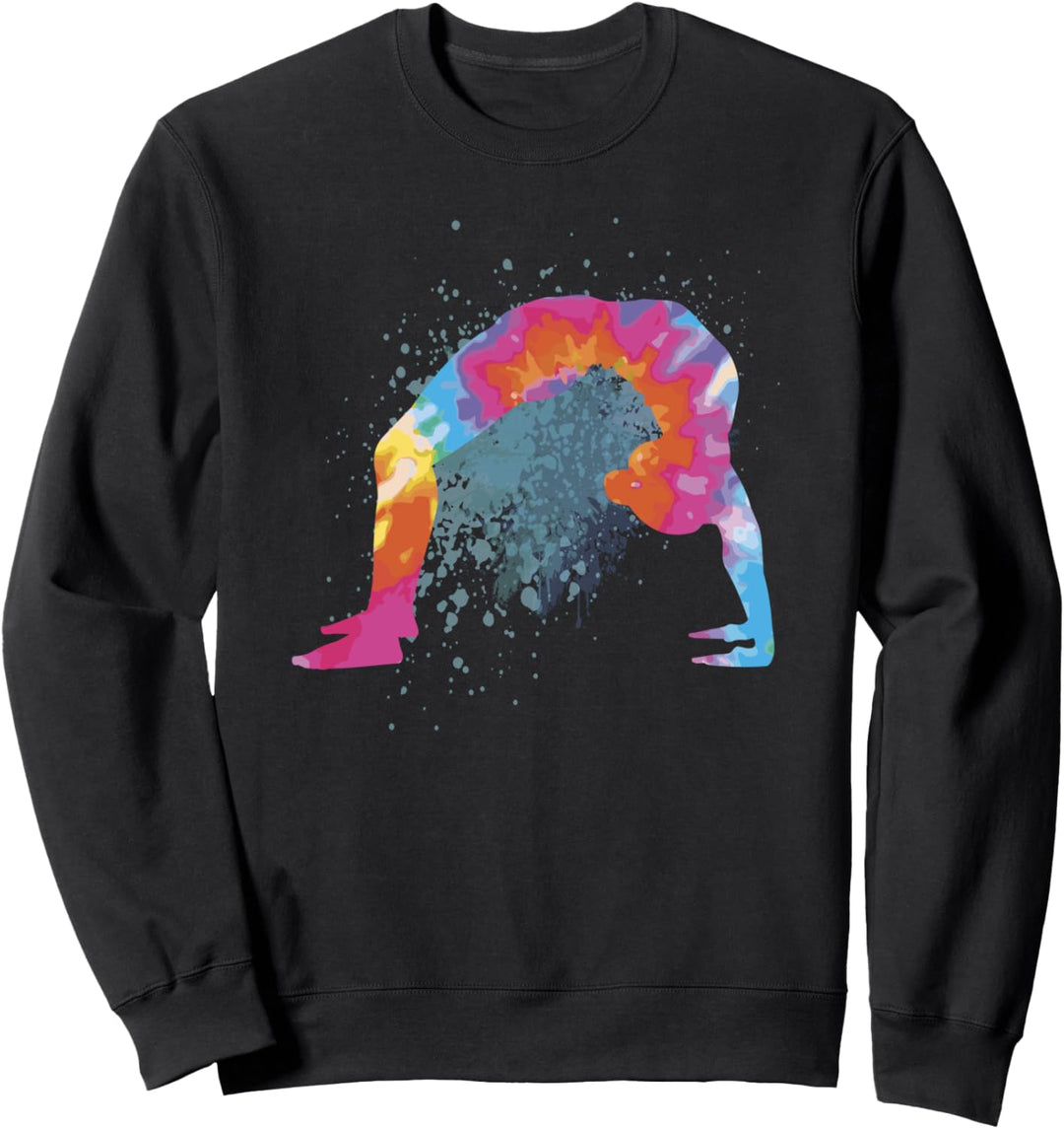 Turnen Mädchen Figur Design - Akrobatin Kunstturnen Turn Sweatshirt