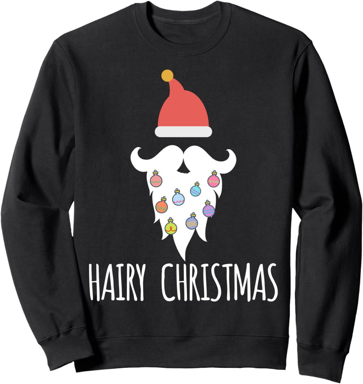 Hairy Christmas Big Beard Christbaumkugeln Sweatshirt