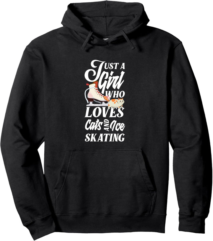 Eiskunstlaufen Und Katzen Eiskunstläuferin Pullover Hoodie