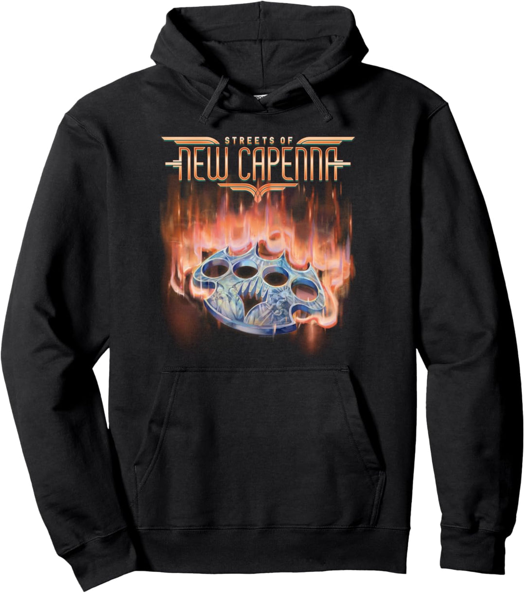 Magic The Gathering Streets of New Capenna Knuckles Of Fire Pullover Hoodie