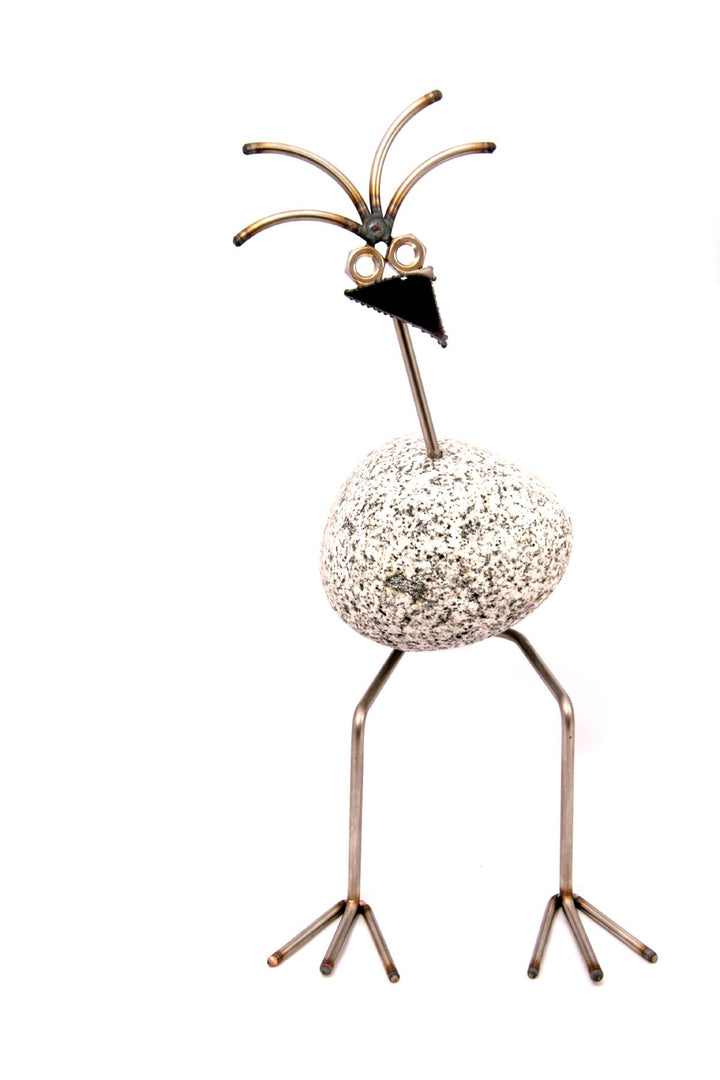 Gebrüder Lomprich Steinvogel Edelstahl SV 204, Höhe ca. 30 cm