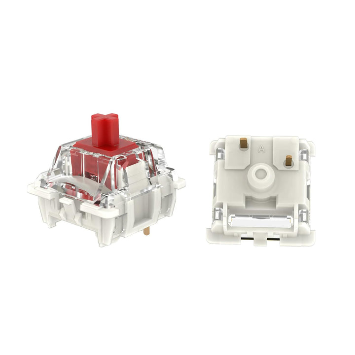 kutethy Gateron G Red Pro 3.0 Switches Pre-lubed 3pin RGB SMD Linear für Gaming Mechanische Tastatur
