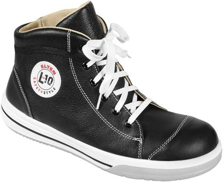 Elten Stiefel L10 Shadow Mid S3 Stylischer Arbeits &amp; Sicherheitsstiefel ESD ( schwarz, wasserdicht,