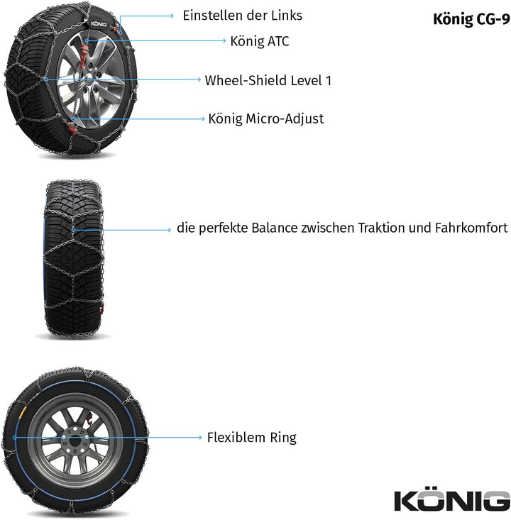 KÖNIG CG-9 097 - Schneeketten, CG-9 097