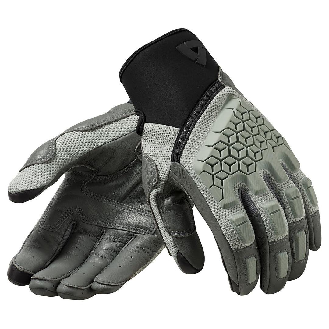 REV'IT! Revit Caliber Motorradhandschuhe, grau, 2XL XXL Grau, XXL Grau