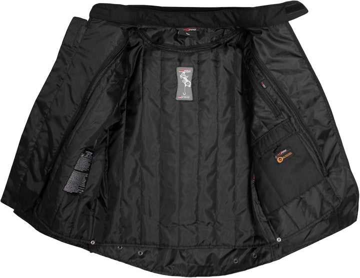 A-pro Motorradjacke für Damen, Nylon, Oxford, Thermoweste, reflektierend S Grau, S Grau
