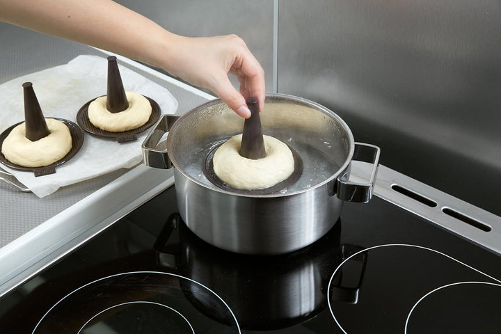 Lékué Bagels, Silikon, braun; 10,3 cm; 6 Stück, Braun