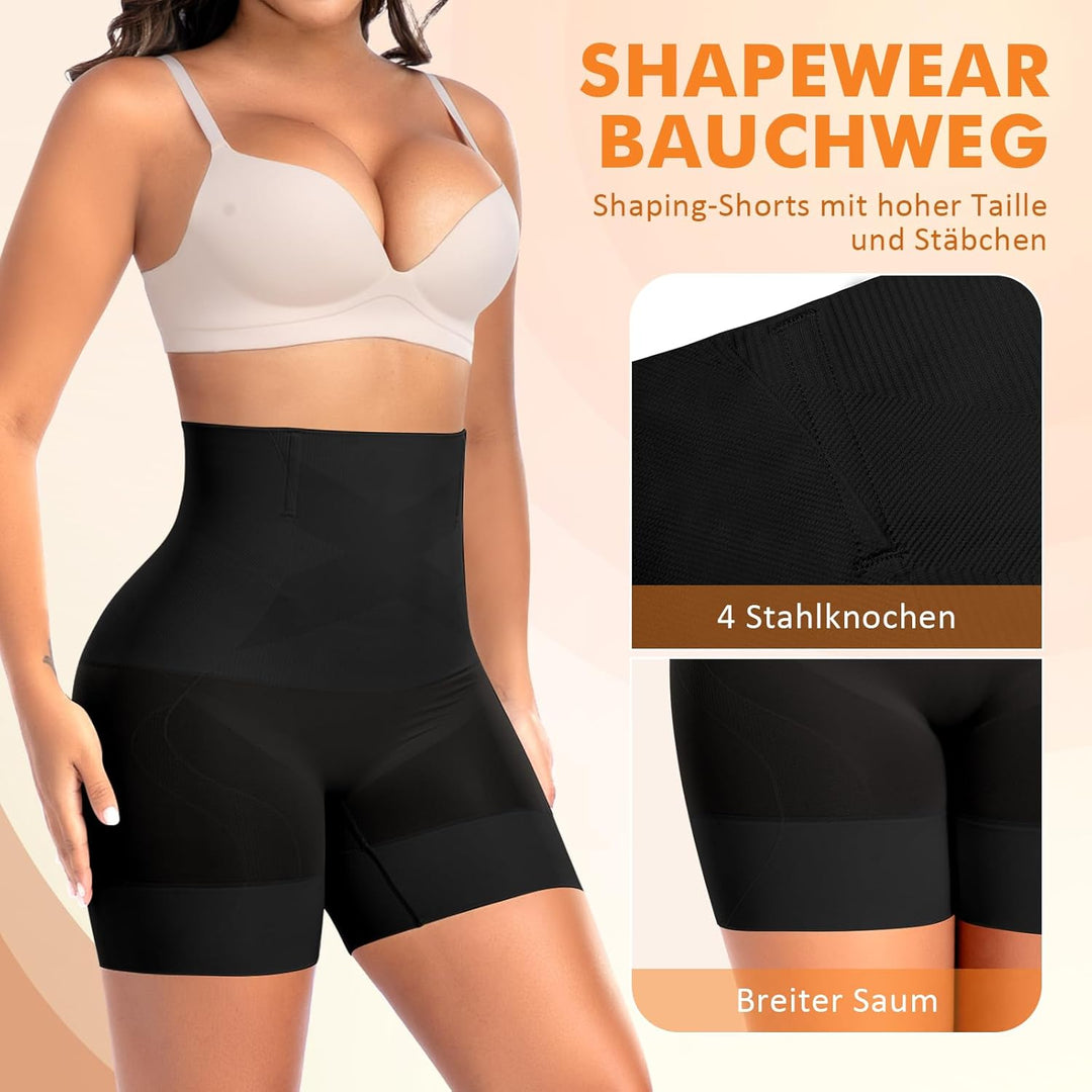 Werkiss Bauchweg Unterhose Damen Shapewear Miederhose Hohe Taille Unterwäsche Figurenformend Bauchko