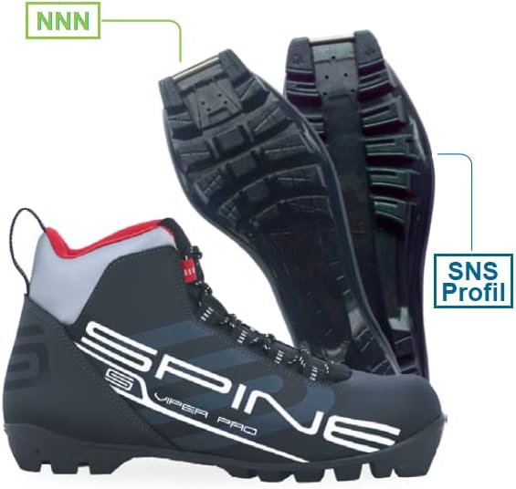 Viper Pro Langlaufschuh Langlauf Schuhe Skischuhe für NNN Bindung 42, 42