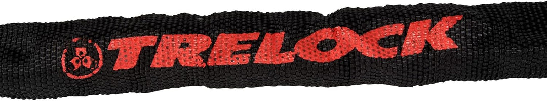 TRELOCK BC 115/110/4 Code Kettenschloss – Länge 110 cm – Frei einstellbarer Code – Schwarz