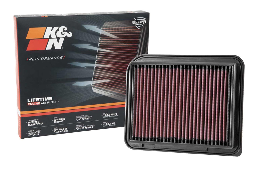 K&amp;N 33-3015 Motorluftfilter: Hochleistung, Prämie, Abwaschbar, Ersatzfilter,Erhöhte Leistung, 2003-2