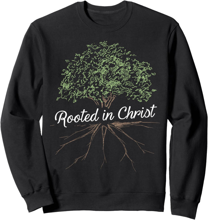 In Christus verwurzelt - Christliches Geschenk Sweatshirt