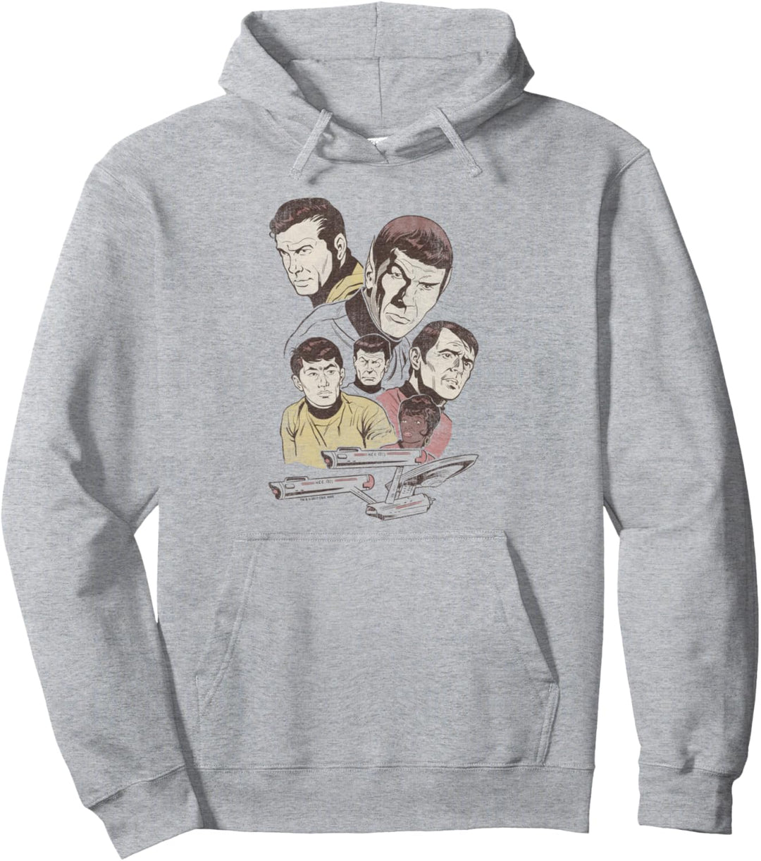 Star Trek Retro Crew Pullover Hoodie