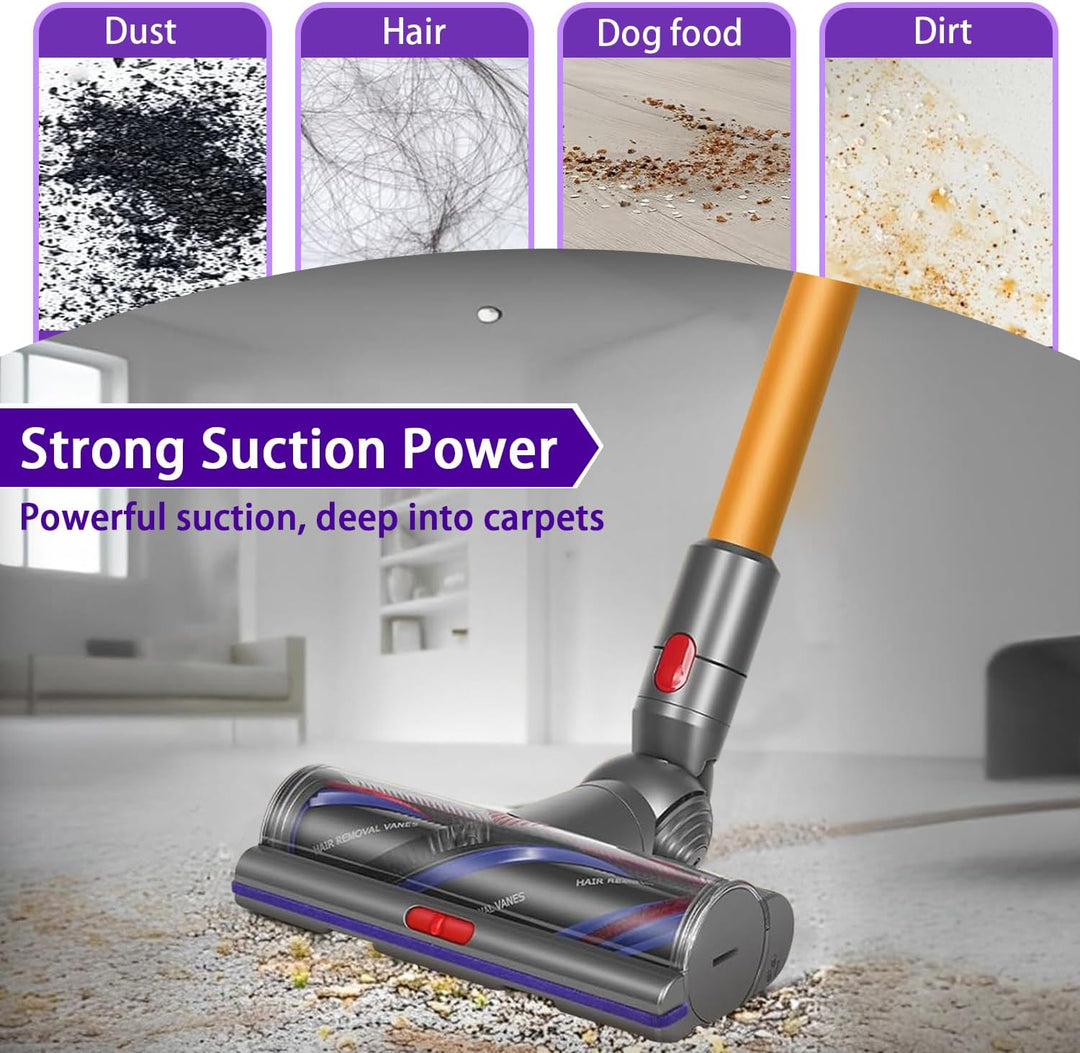 Torque Drive Bodendüse für Dyson V11 V15 V10 V7 V8 Staubsauger, Anti-Tangle Bürste zubehör Einstellb