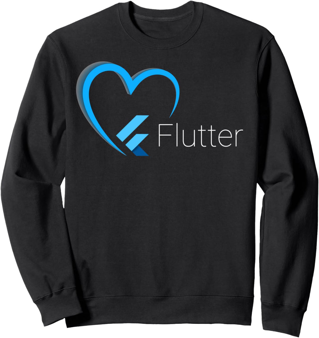 Ich liebe Flutter Sweatshirt