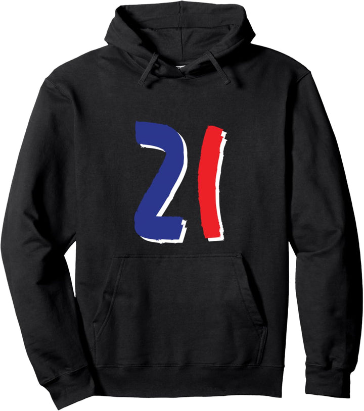 Flagge Frankreich Pullover Hoodie
