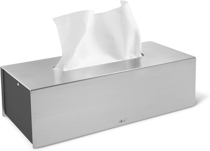 ZACK 40231 "PURO" Kosmetiktücherbox, Edelstahl matt