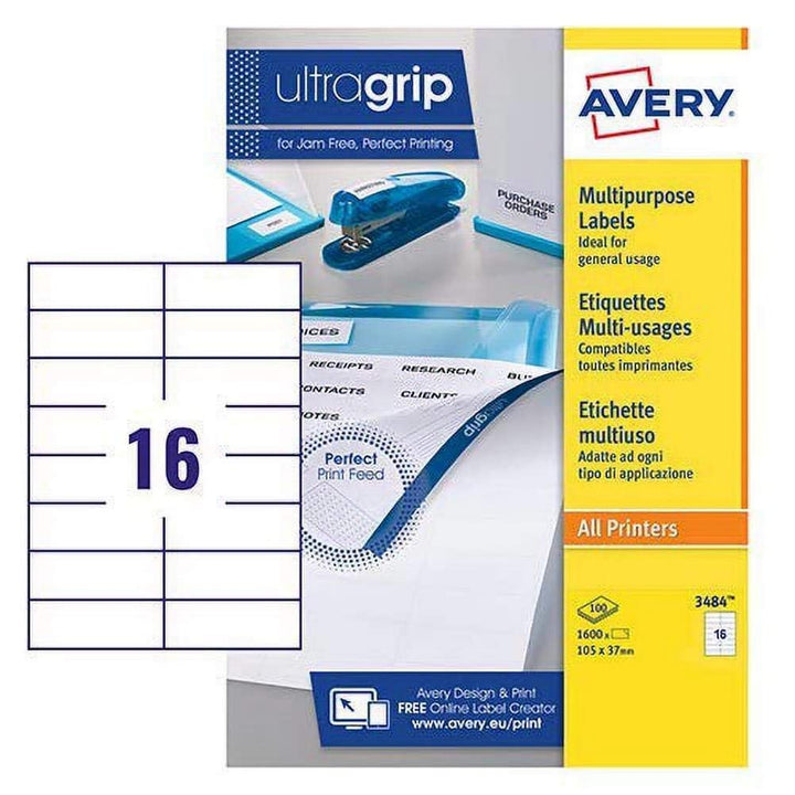 Avery 3484 Universal-Etikette (A4)
