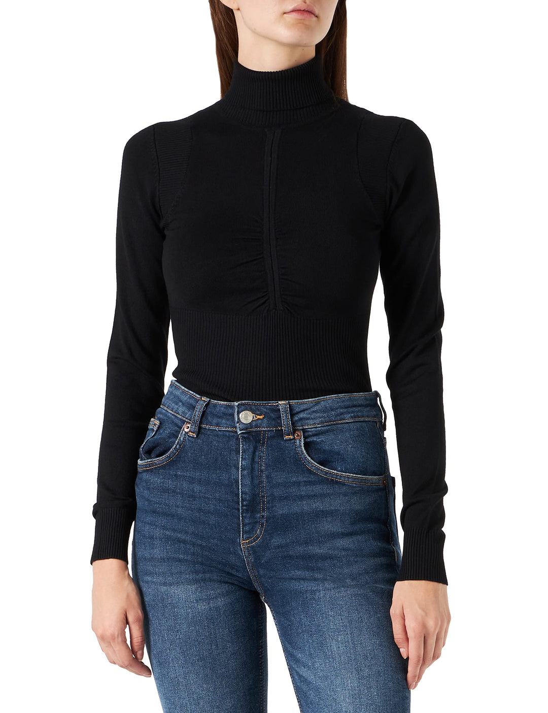 Morgan Damen T-Shirt XS Schwarz (Noir Noir), XS Schwarz (Noir Noir)
