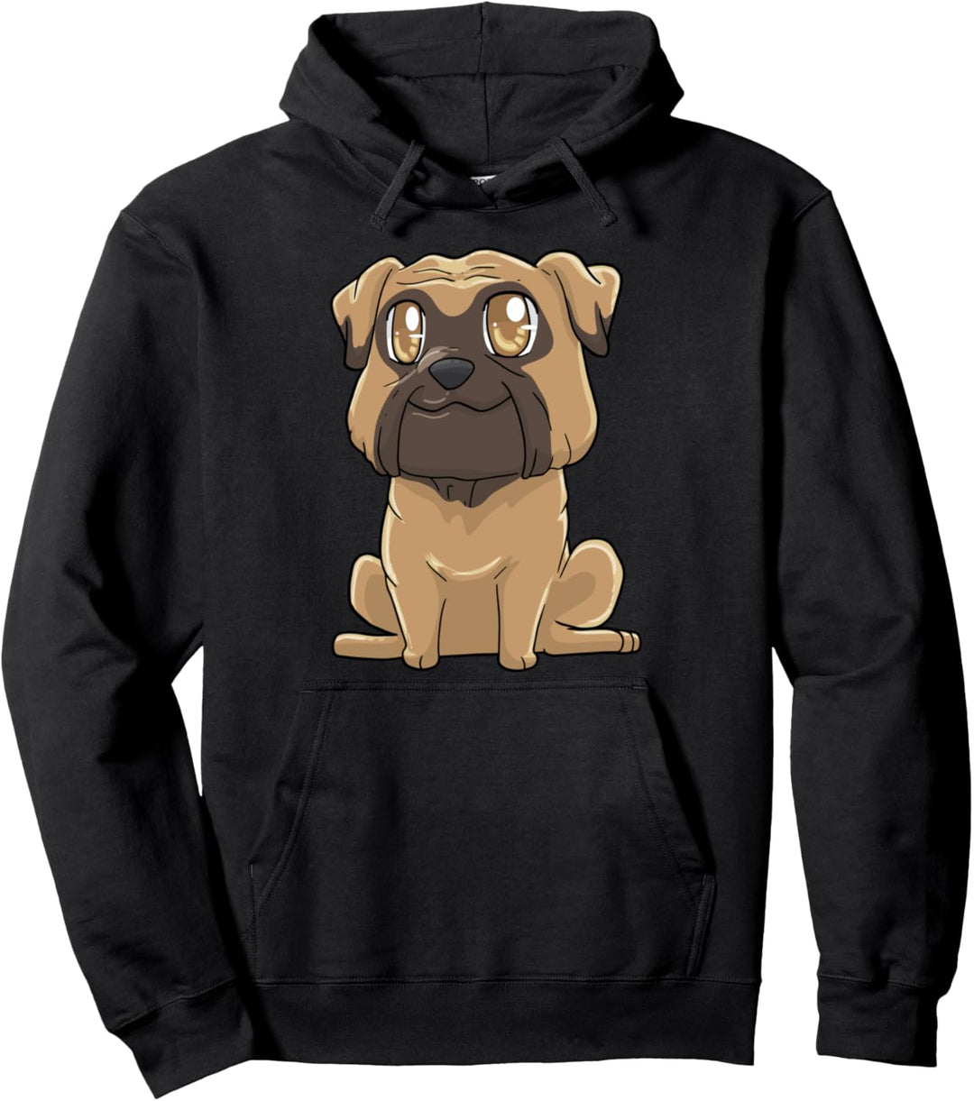 Bullmastiff Hund Kawaii Pullover Hoodie
