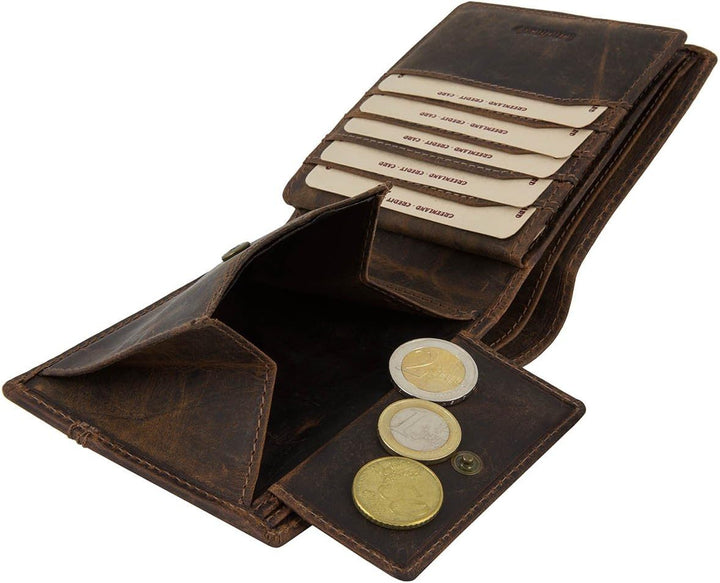 Greenland Nature Classic Geldbörse Leder 12,5 cm