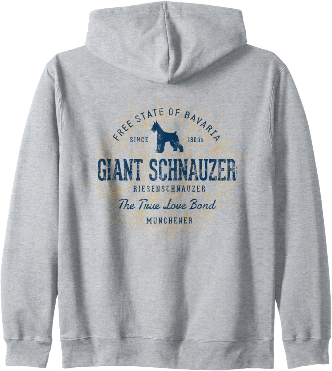 Giant Schnauzer Vintage Riesenschnauzer Kapuzenjacke