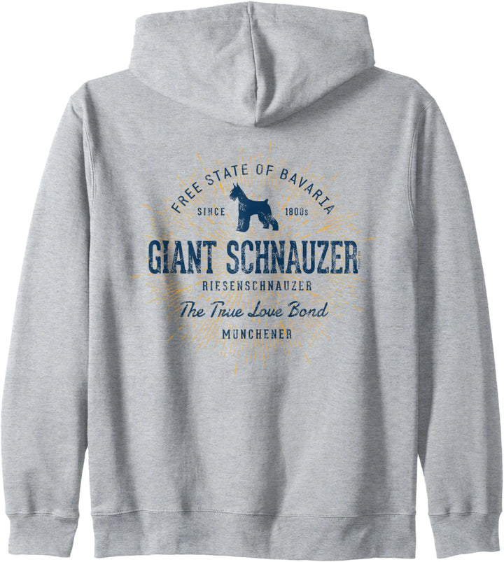 Giant Schnauzer Vintage Riesenschnauzer Kapuzenjacke