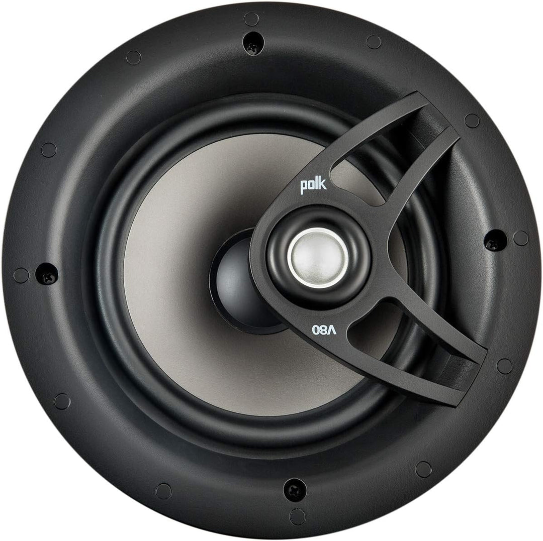 Polk Audio V 80 Hochleistungs-Decken-Einbaulautsprecher, weiss