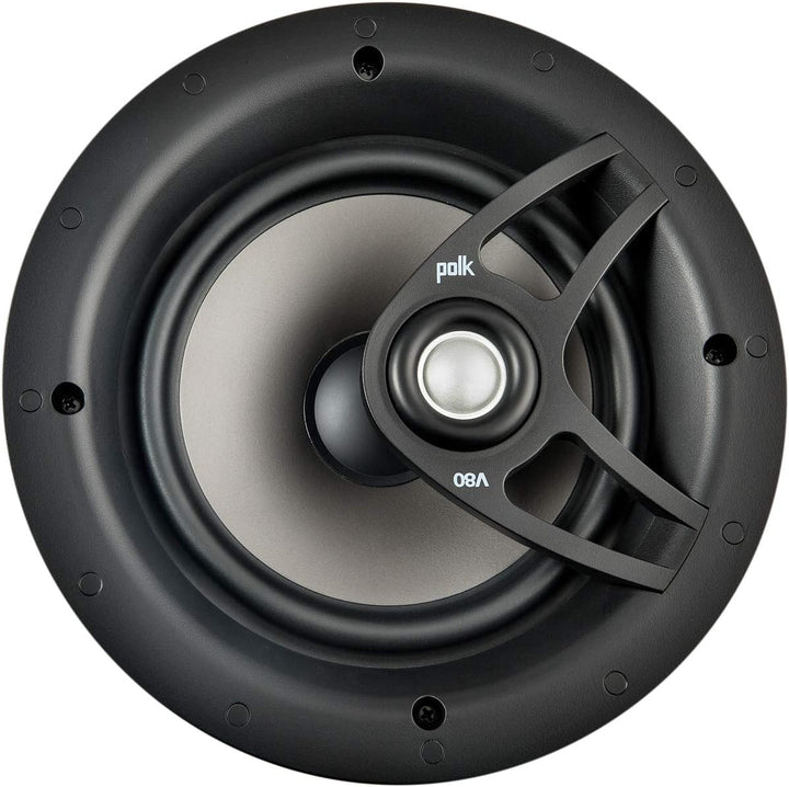 Polk Audio V 80 Hochleistungs-Decken-Einbaulautsprecher, weiss