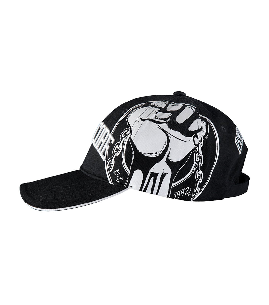 100% HARDCORE Cap United Kappe Cappy Mütze Totenkopf Gabber Speedcore Skull
