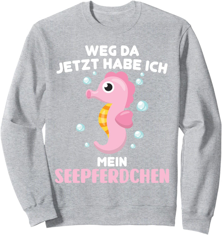Seepferdchen Schwimmen Schwimmer Sweatshirt