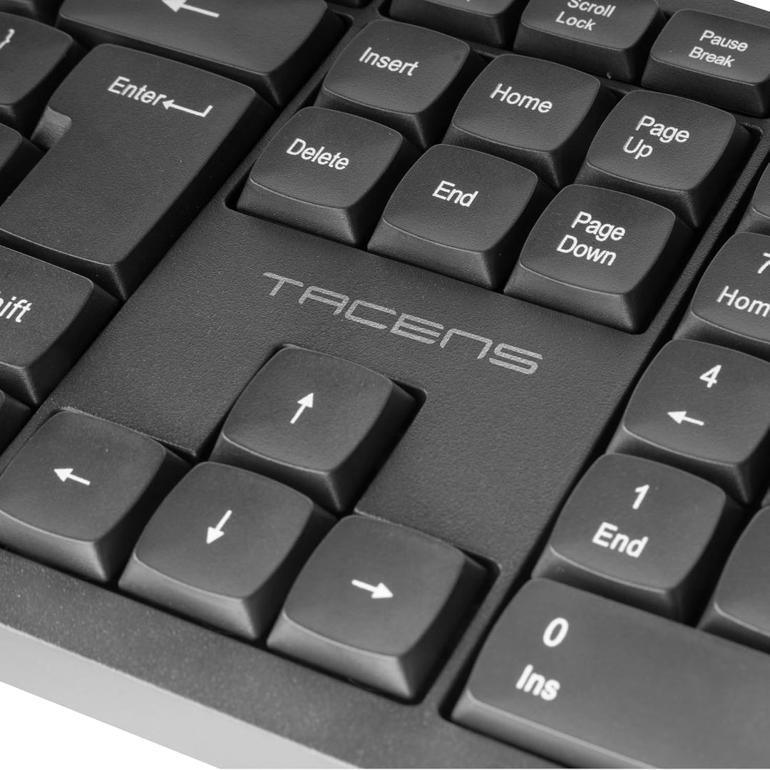 Tacens Anima ACP02, PC-Combo, Kompakte Full-Format-Tastatur mit Multimediatasten und Copilot AI Smar