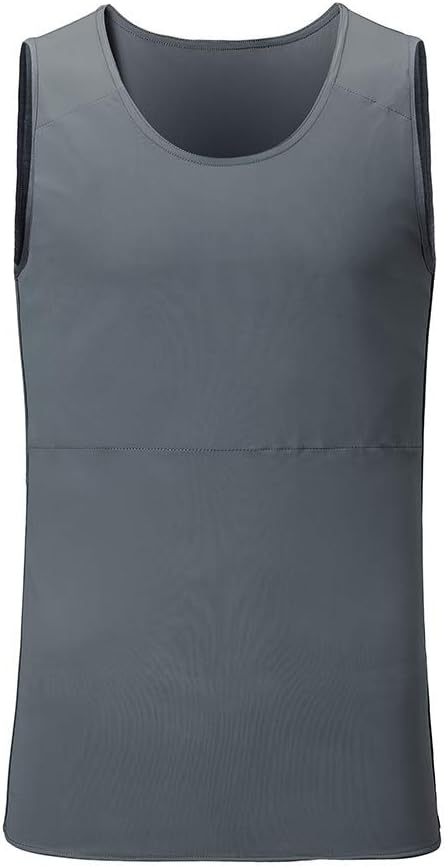 Idtswch Brustbinder für Transgender Brustbinder Half Ftm Binder Brust Kompressions-BH 5XL Grau 165,