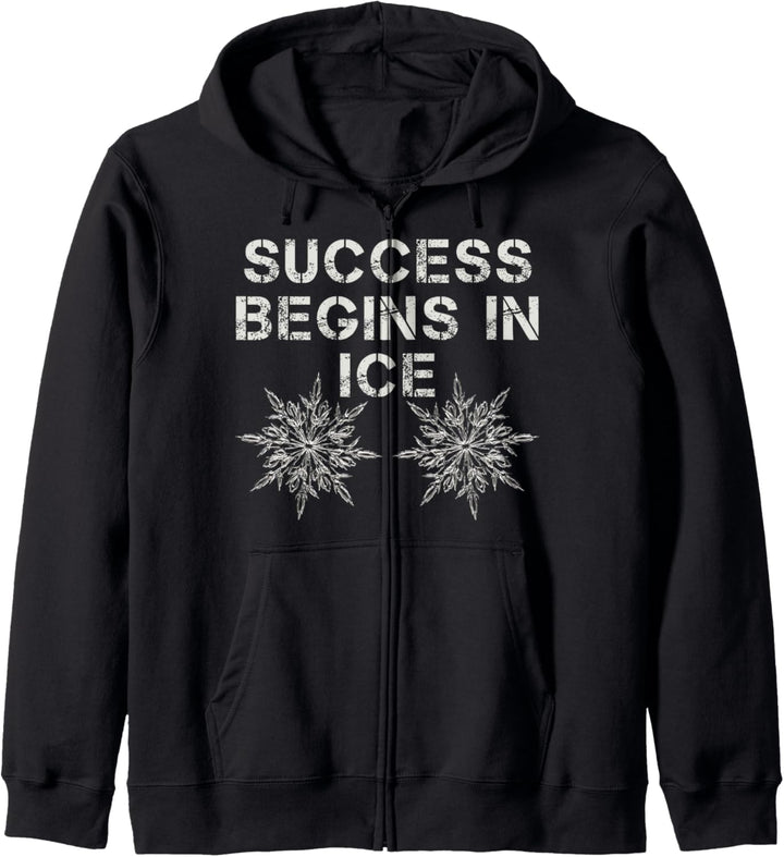 SUCCESS BEGINS IN ICE Kapuzenjacke