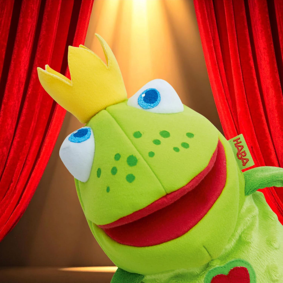 HABA 300490 - Handpuppe Froschkönig