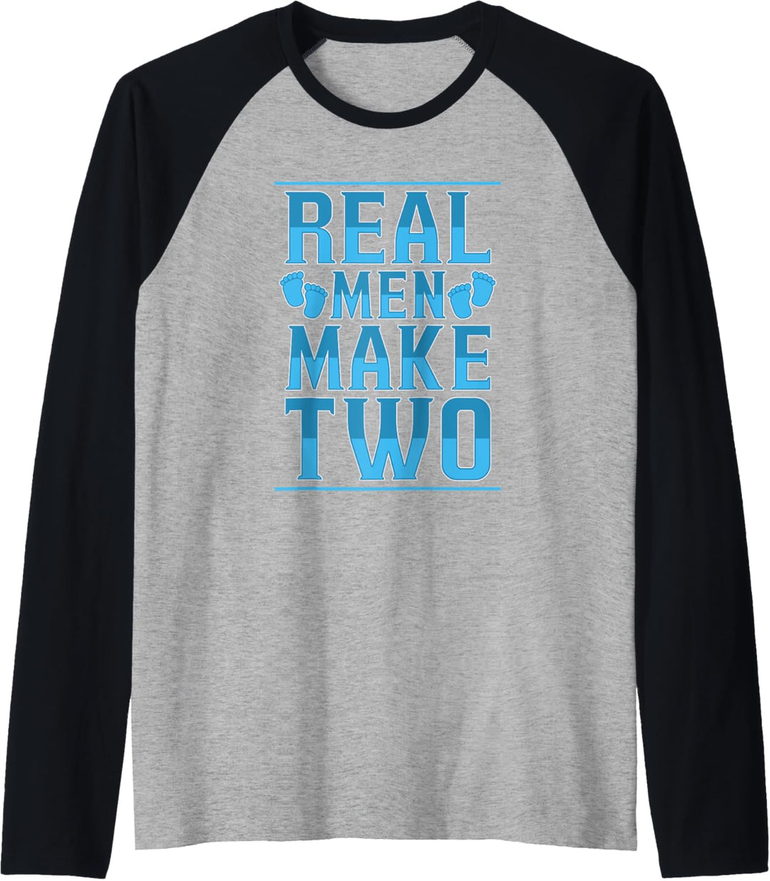 Herren Papa Zwillinge Vater - Vatertag Zwillingspapa Raglan