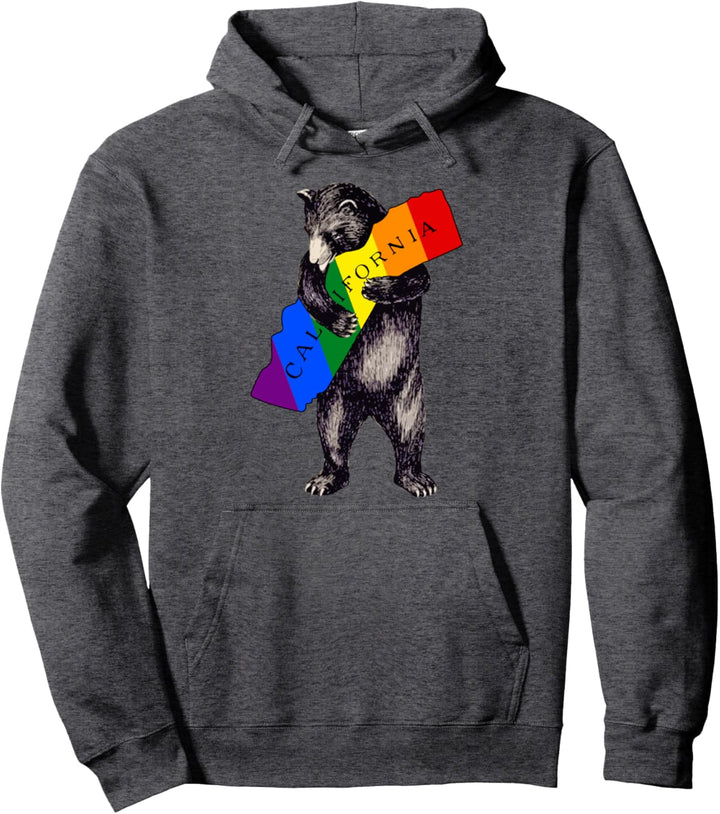 Retro I Love California 1913 Vintage Cali Bear Pullover Hoodie