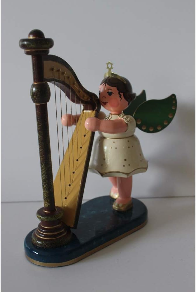 Engel mit Harfe - 10cm