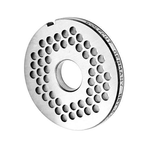 Wolfcut Lochscheiben INOX kompatibel mit Fleischwolf ADE FL82-Cool-400 und FL82-N-400 (6,0 mm), 6,0