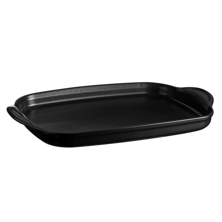 Emile Henry Limitierte Auflage, Grillschale, schwarzer Trüffel