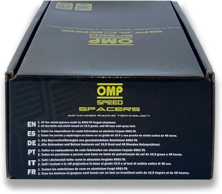 OMP SPEED SET ABSTANDHALTER OMP 15MM 5X100 57.1 M14X1.5 CONIC+14X1.5 BALL 5x100 57.1 15mm, 5x100 57.